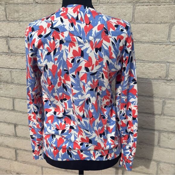 Lauren Ralph Lauren Floral-Print Crewneck long sleeve Sweater size Medium - Picture 3 of 6